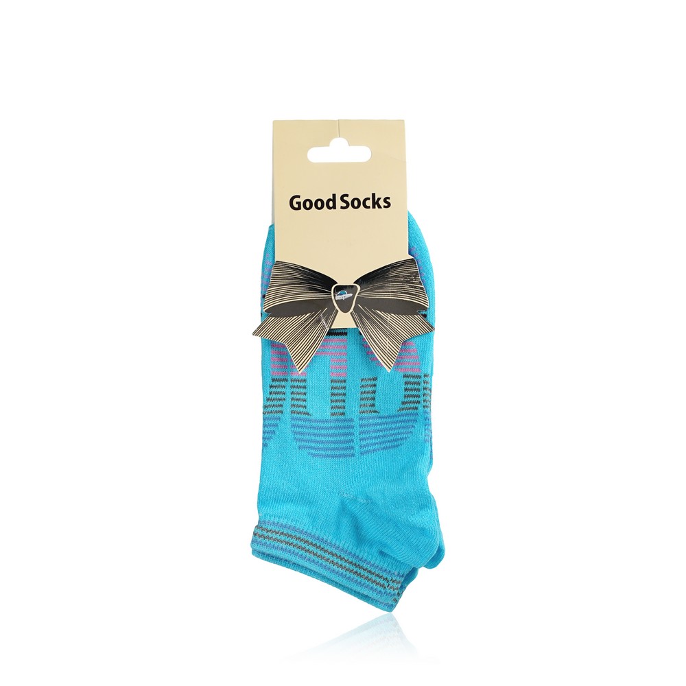 

Женские носки Good Socks трикотажные , короткие , L41 , р.25 , голубые