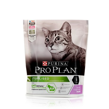 Сухой корм для стерилизованных кошек Pro Plan Sterilised , Индейка , 400г