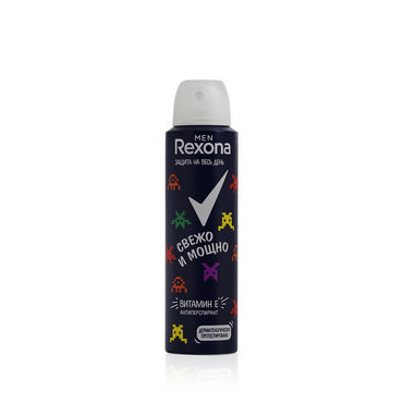 Мужской дезодорант - антиперспирант Rexona Свежо и мощно 150мл