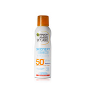Солнцезащитный сухой спрей Garnier Ambre Solaire " Эксперт защита " SPF 50 200мл