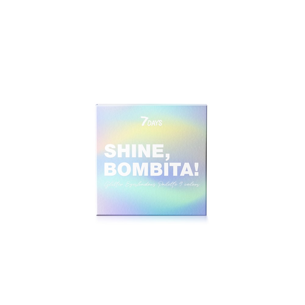 

Глиттер для век 7 days Shine, Bombita! мерцающий 9 цветов