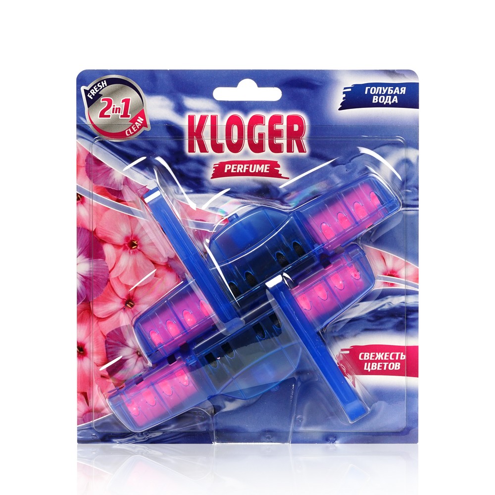 Подвеска для унитаза Kloger Proff  Blue water  2шт чистящее средство для унитазов kloger proff подвеска 6 в 1 с хлором 1 шт