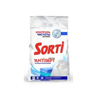 Порошок для стирки Sorti Контроль чистоты автомат 2,4кг