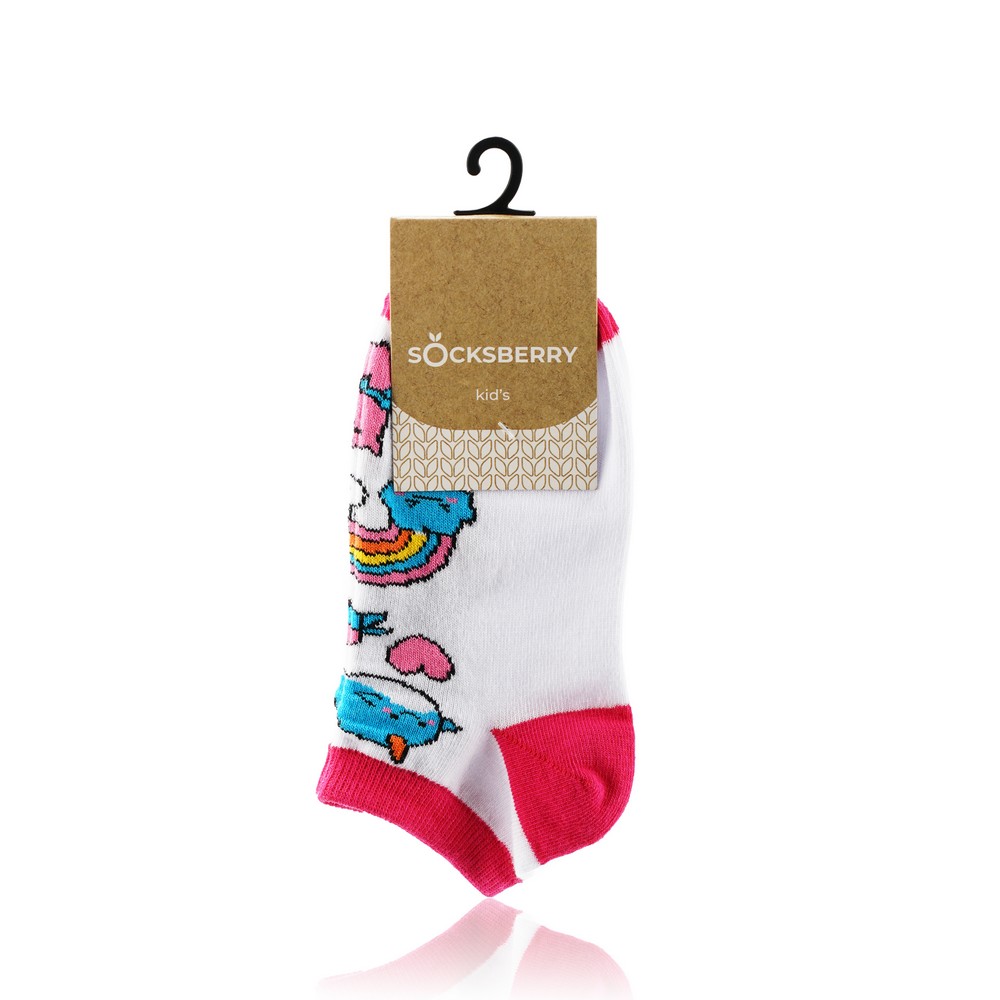 

Детские носки Socksberry Kids KS-0011 " Радуга на белом " , р.20