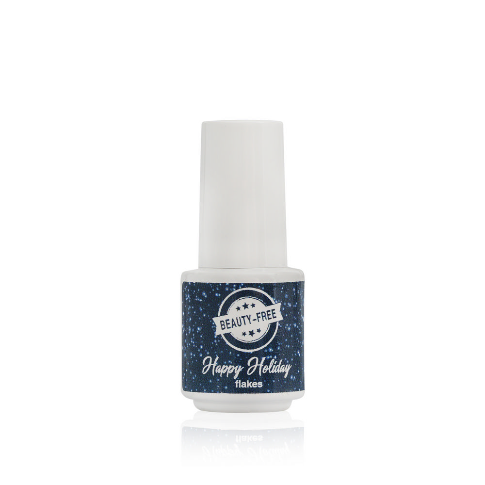 

Гель-лак для ногтей Beauty Free Happy Holiday с фольгированными хлопьями 129 4мл
