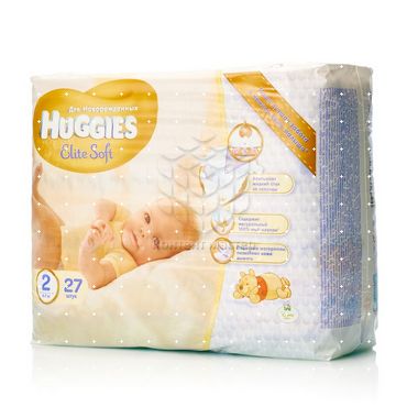 Подгузники Huggies Elite Soft для детей 4-7кг 27шт