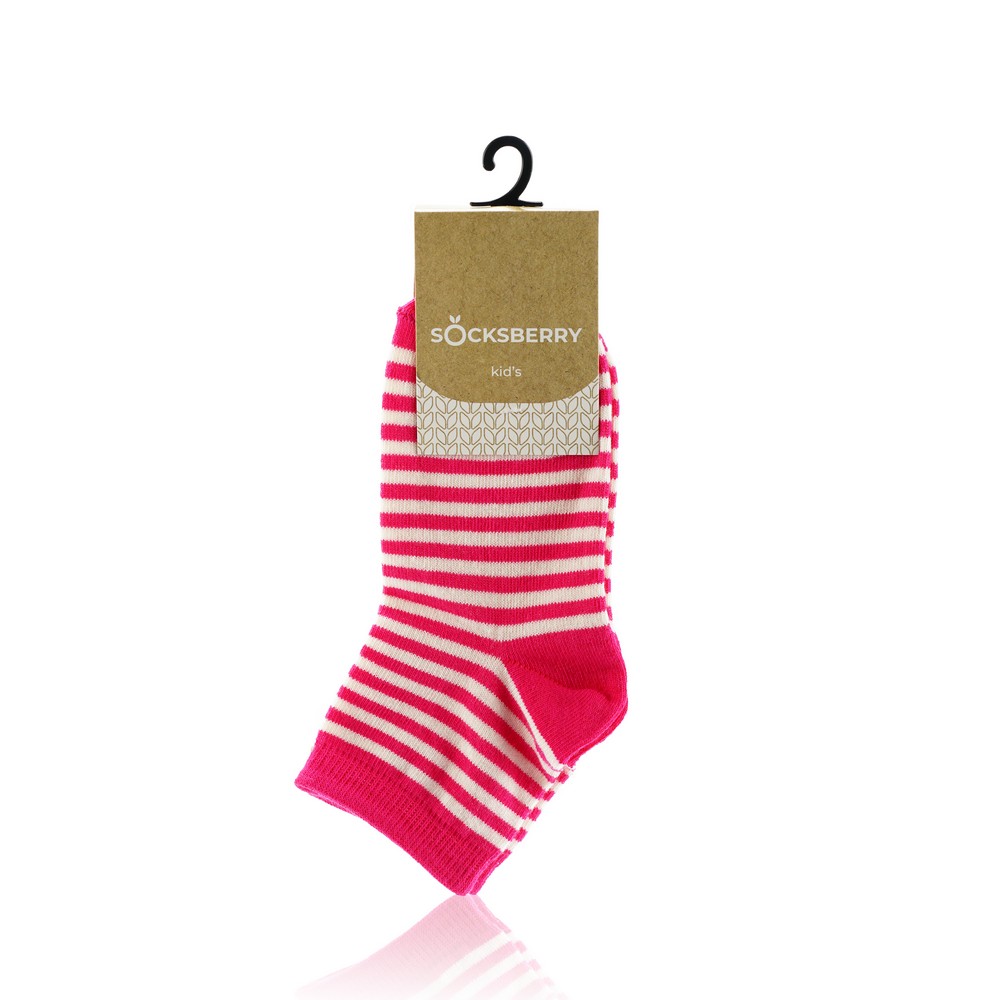

Детские носки Socksberry Kids KS-0017 , Малиновые полосы , р.18