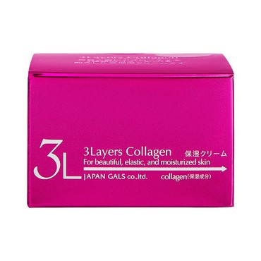 Крем для лица JAPAN GALS 3 Layers Collagen с коллагеном 60г