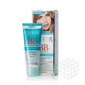 BB крем для лица Eveline BLEMISH BASE 8 в 1 матирующий , для светлой кожи 40мл