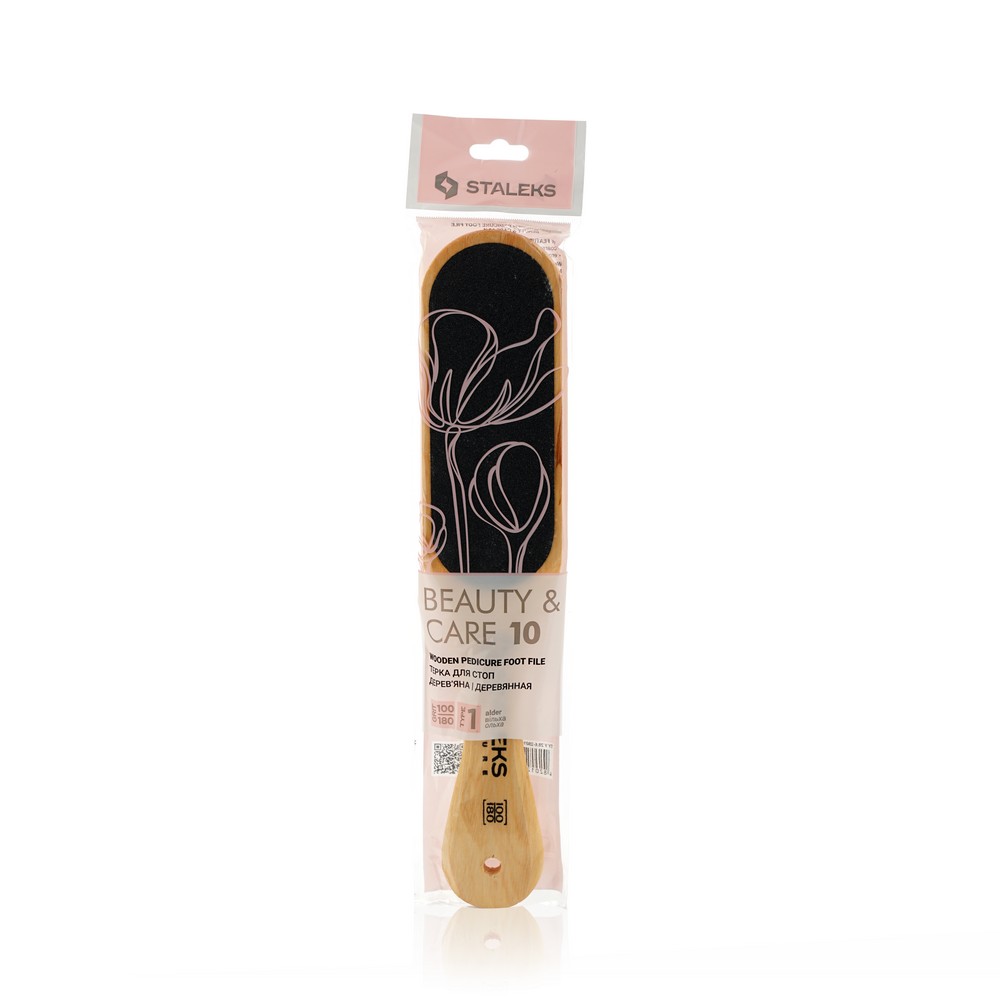 

Деревянная терка для стоп Staleks Beauty & care Type 1 ( 100/180 грит )