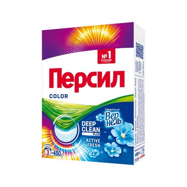 Порошок для стирки Персил Color " Свежесть от Вернель" автомат 450г