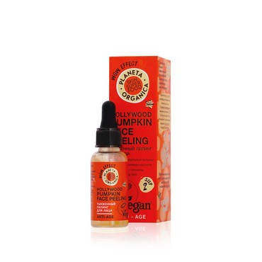 Тыквенный пилинг для лица Planeta Organica Skin super food " Anti-age " 30мл