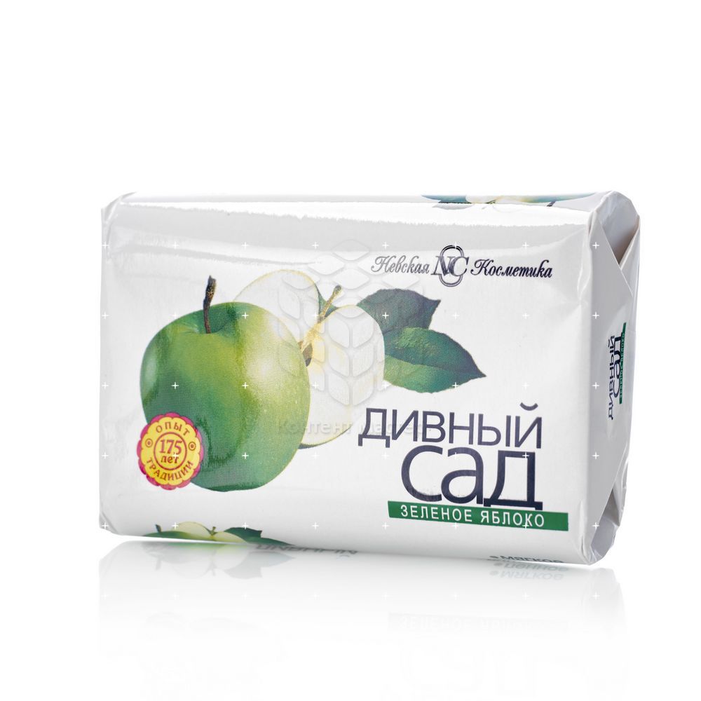 

Туалетное мыло Невская Косметика Дивный сад " Зеленое яблоко " 90г
