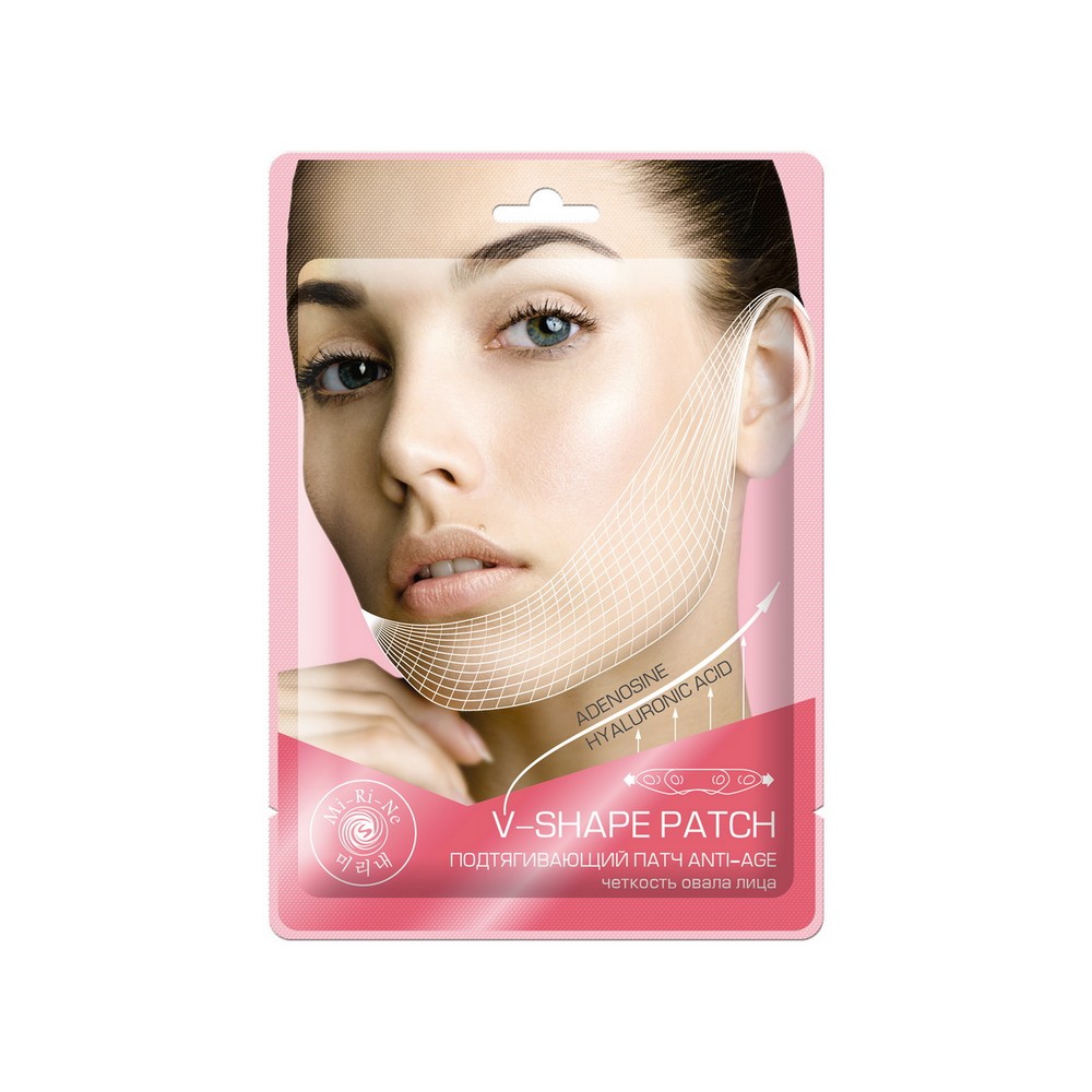

Подтягивающий патч для лица Mi-Ri-Ne V-shape Patch anti-age " Чёткость овала лица " 8г