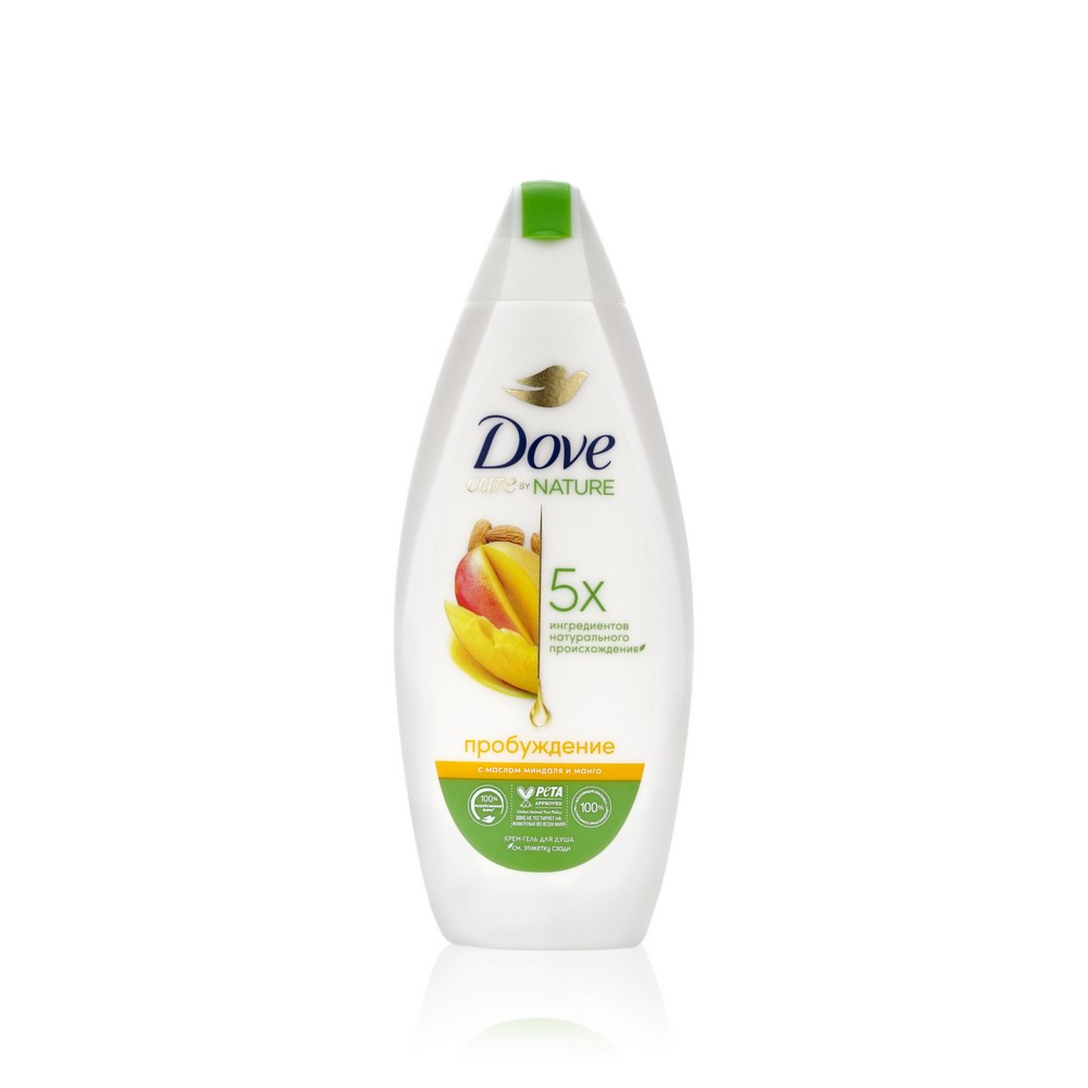 Крем - гель для душа Dove Care by Nature с маслом миндаля и манго 250мл крем гель для душа с маслом миндаля и манго 250мл 2 шт