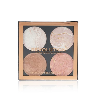 Хайлайтер для лица MakeUp Revolution Cheek Kit 4 в 1 , Take a Breather , 8,8г
