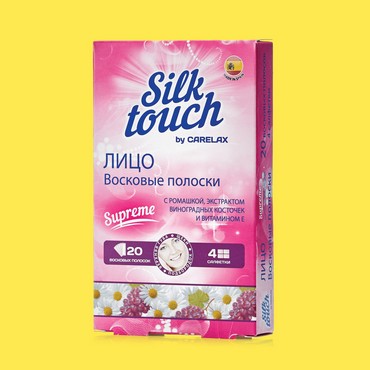 Восковые полоски Carelax Silk Touch для депиляции для лица 20шт