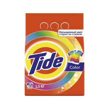 Порошок для стирки цветного белья Tide Color автомат 1,5кг