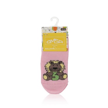Детские носки Omsa Kids Цифры Rosa р.19-22