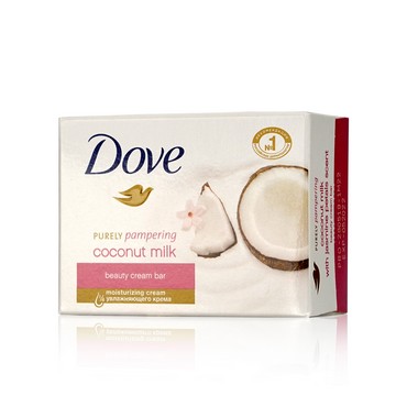 Туалетное крем - мыло Dove " кокосовое молочко и лепестки жасмина " 100г