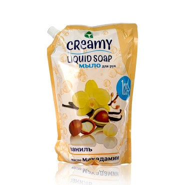 Жидкое мыло Creamy " Ваниль и масло макадамии " 1250мл