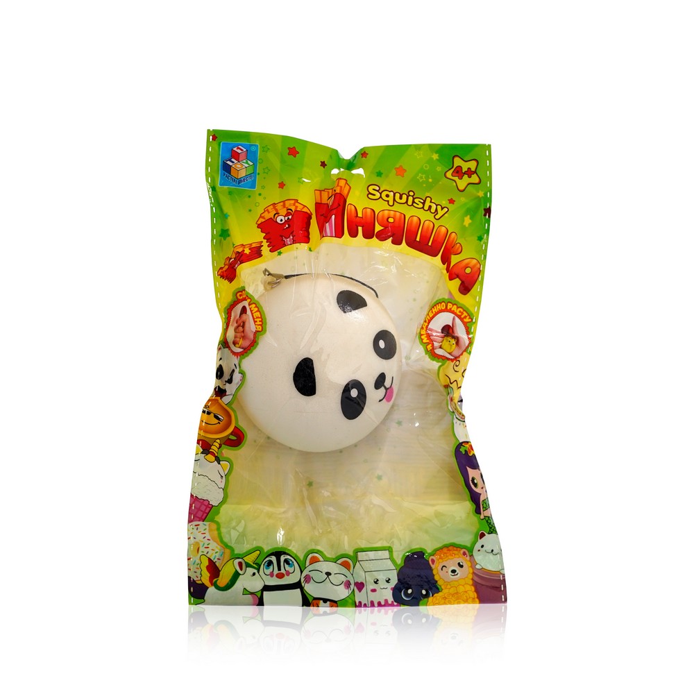 

Лизун - антистресс 1 Toy " Мммняшка сквиши шар-панда "