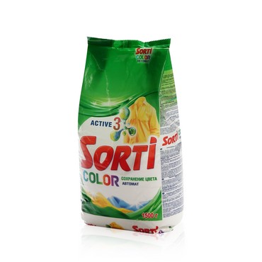 Порошок для стирки цветного белья Sorti Color 1500г