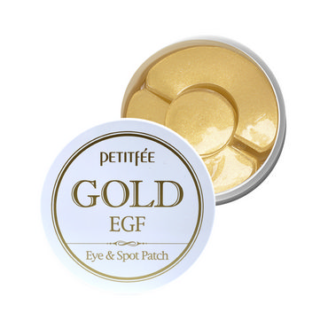 Гидрогелевые патчи для области вокруг глаз PETITFEE " Gold EGF " с золотом и EGF 60шт