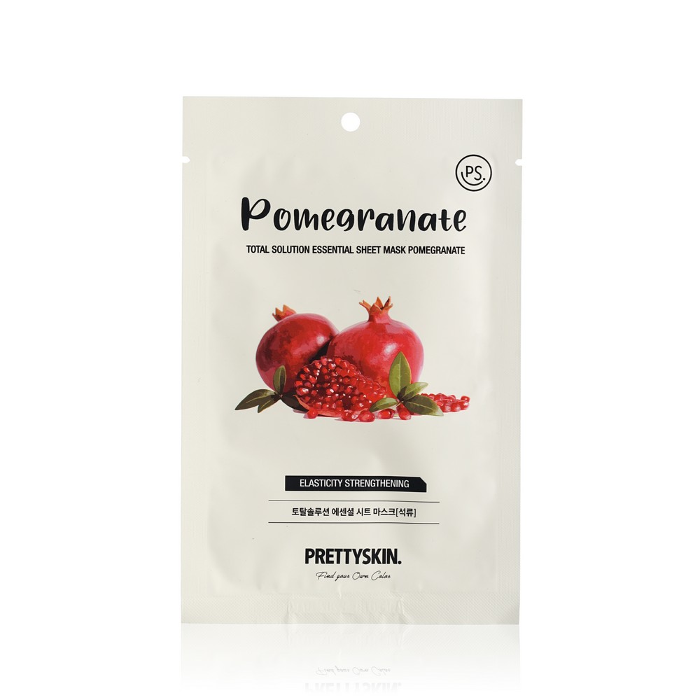 

Укрепляющая маска для лица Prettyskin " Pomegranate " с экстрактом граната 23г