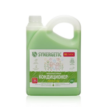 Кондиционер для белья Synergetic " Райский сад " 2,75л