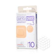 Пластырь Sanita plast Минипласт набор №3 10шт