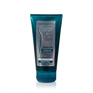 " ледяной " крем - гель для коррекции фигуры Novosvit Stop Cellulite " Ice Slim " при выраженном целлюлите 170мл