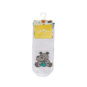 Детские носки Omsa Kids Цифры Bianco р.23-26