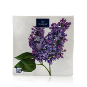 Бумажные салфетки Bouquet " Сирень " 3х-слойные , 33*33см , 20шт