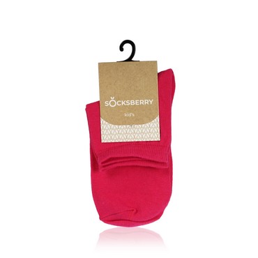 Детские носки Socksberry KS-0030 укороченные Малиновый р.20