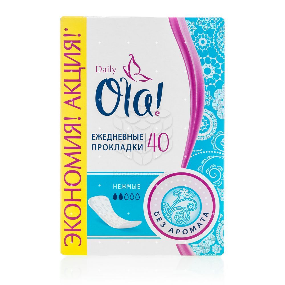 Ежедневные прокладки Ola! Daily 40шт