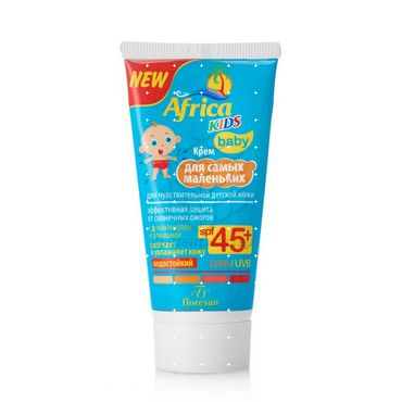 Солнцезащитный крем Floresan Africa Kids " Для самых маленьких " SPF 45+ 50мл