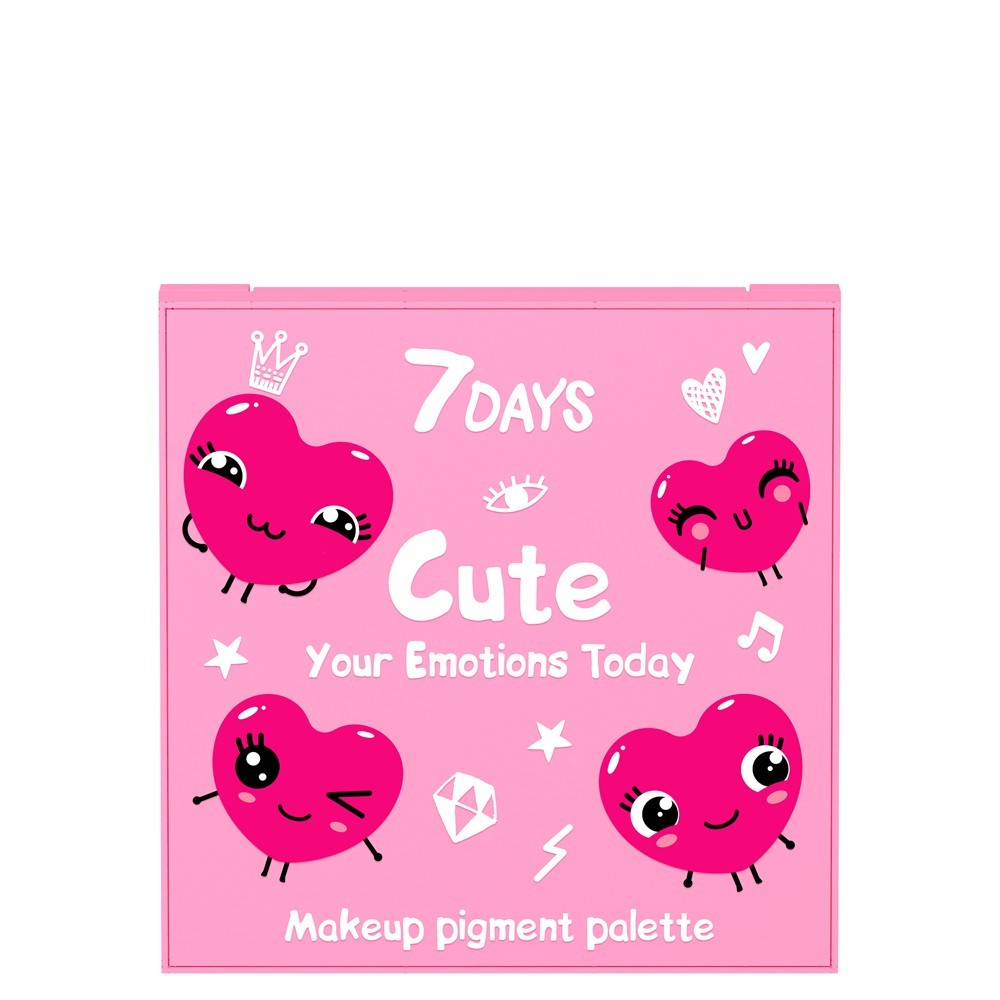 

Тени для век 7 days Cute 9 цветов