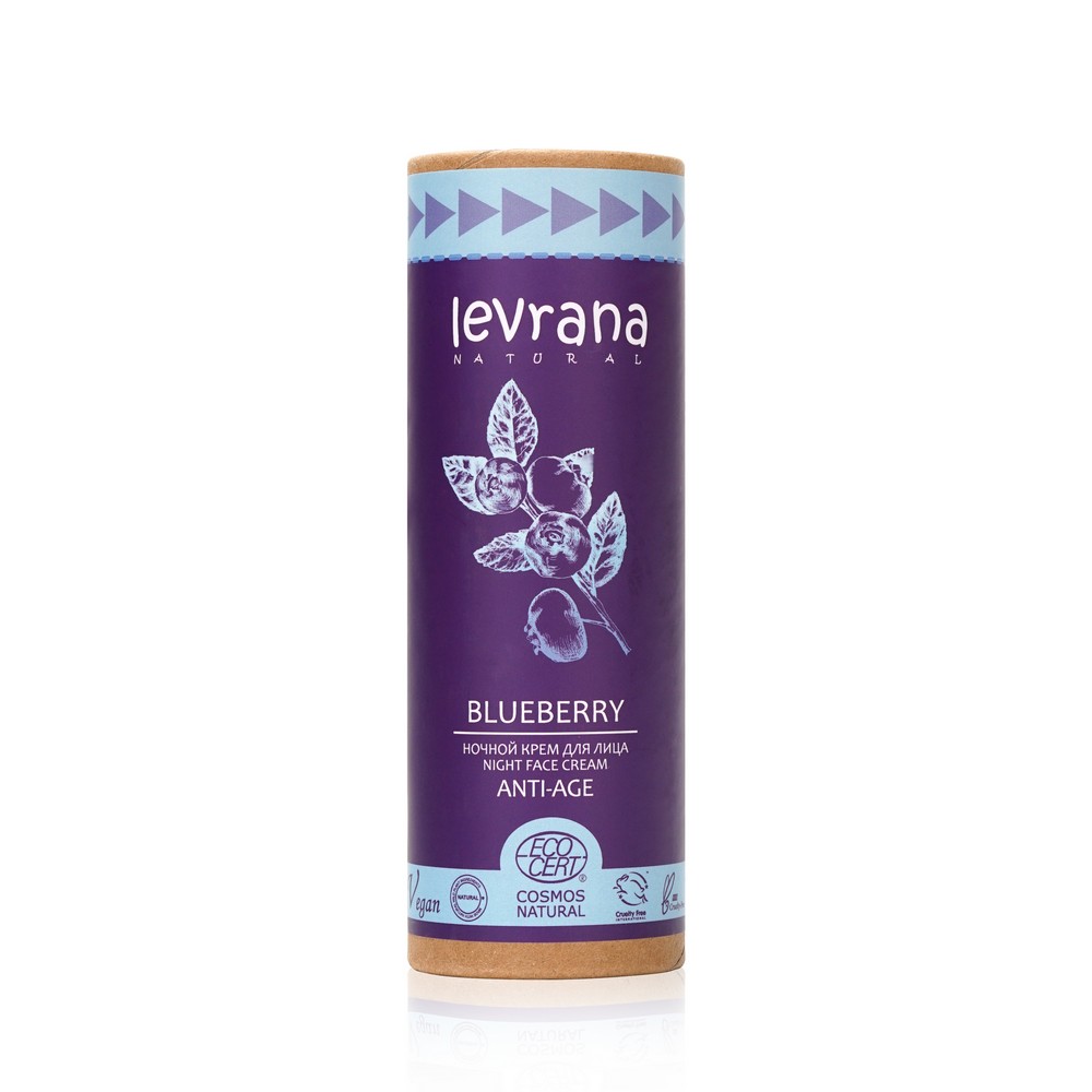 

Ночной anti-age - крем для лица Levrana " Blueberry " 50мл