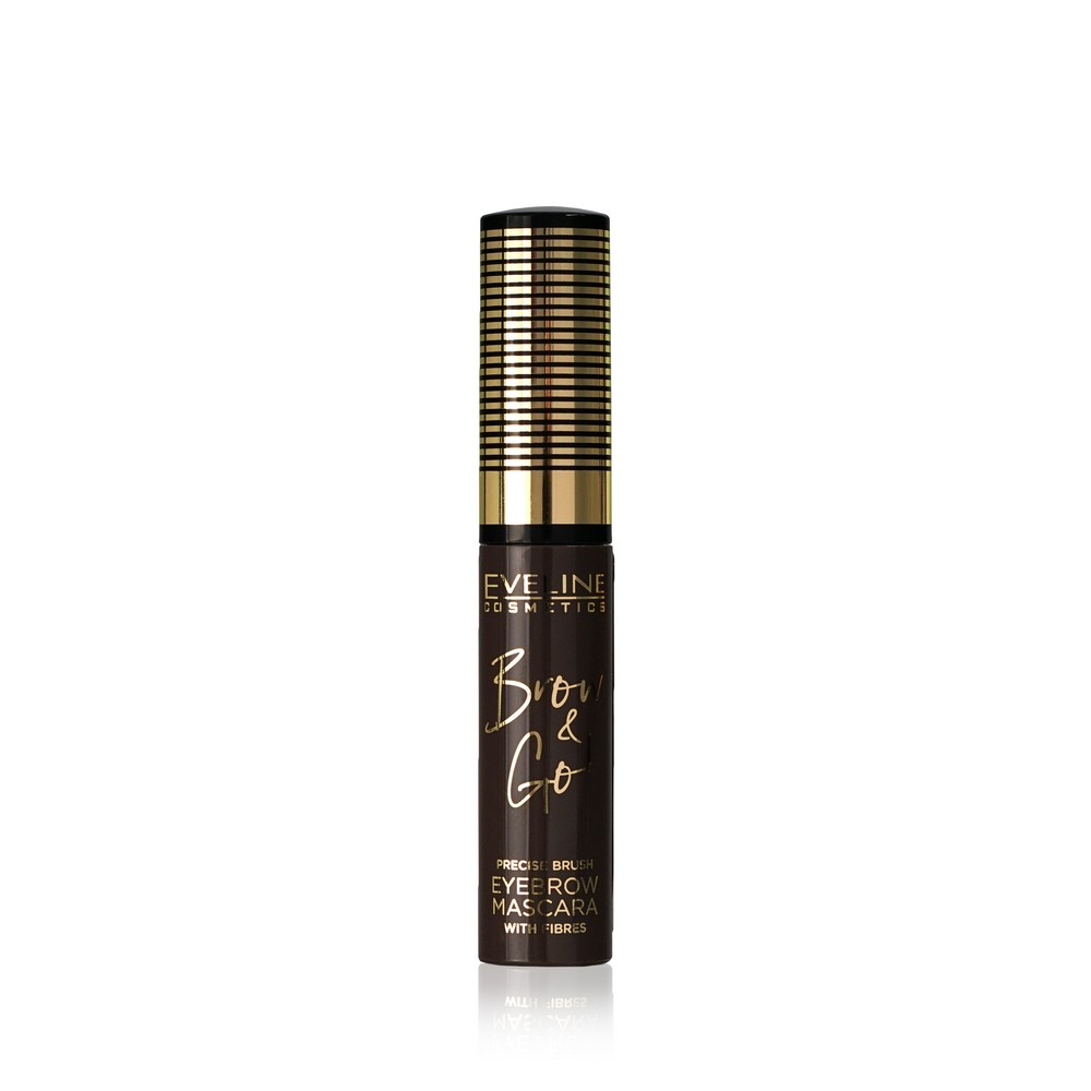 

Стойкая тушь для бровей Eveline Brow & Go! с микрофиброй 03 Soft Brown 6мл