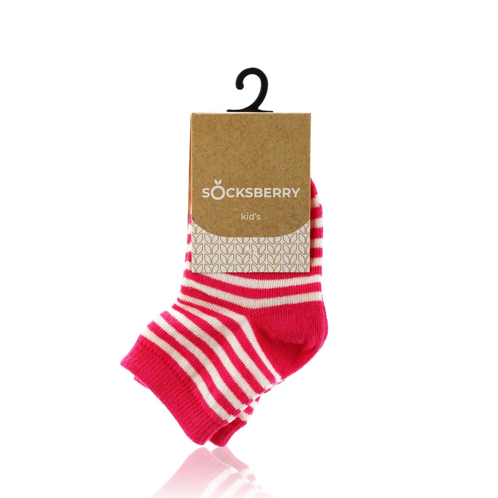 

Детские носки Socksberry Kids KS-0013 , Малиновые полосы , р.14