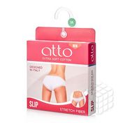 Женские трусы - слипы Atto с кружевом , белые M