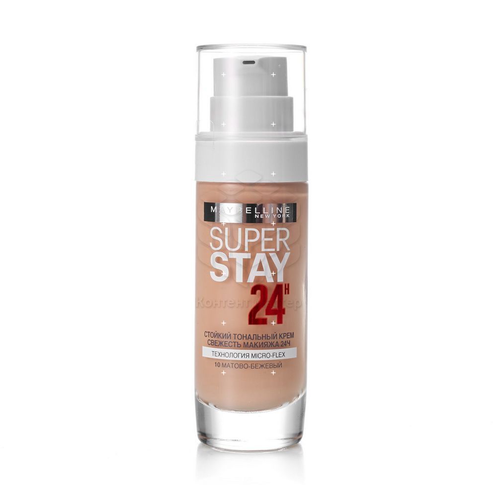 

Тональный крем Maybelline New York SuperStay 24 для лица 10 Матово-бежевый 30 мл