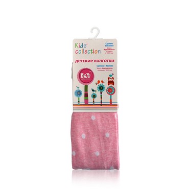 Детские колготки Красная ветка Kids Collection c-1814 " В горошек " Розовый р.110-116