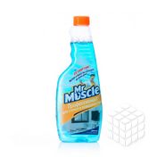 Чистящее средство Mr.Muscle " Профессионал для стекол и поверхностей " со спиртом , сменный блок 500мл