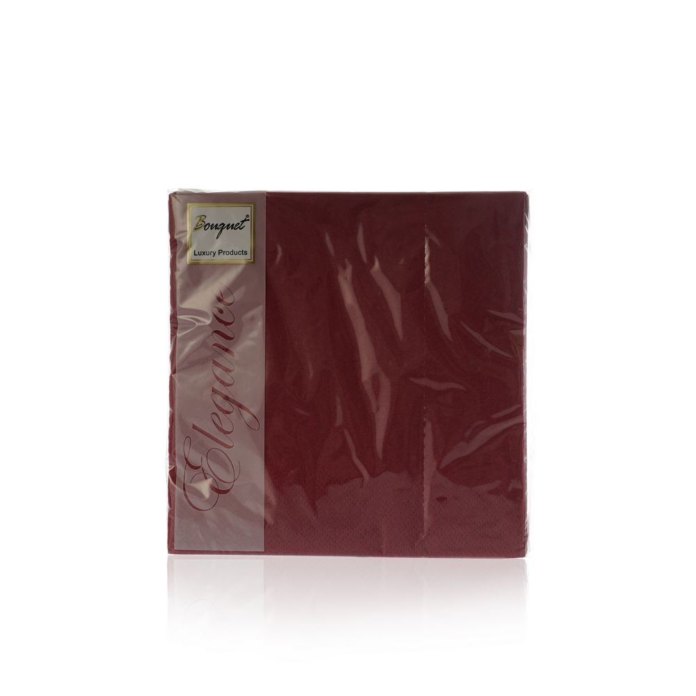 

Бумажные салфетки Bouquet Elegance " Burgundy " 2х-слойные 33*33см 25шт