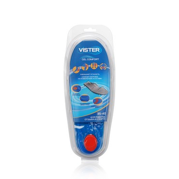 Гелевые стельки Vister для обуви " Gel Comfort " р.35-40