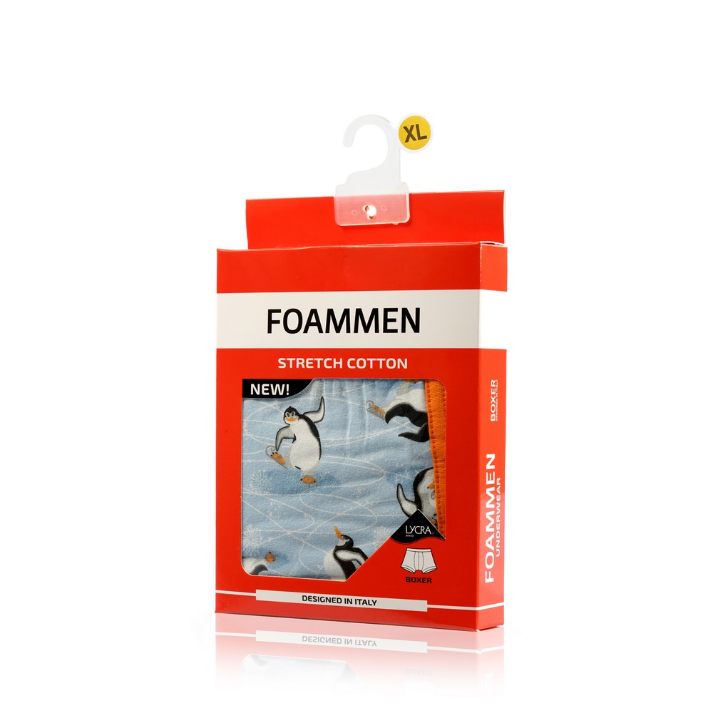 

Мужские трусы - боксеры Foammen F080901 черные XL
