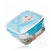 Контейнер для СВЧ COLORBOX квадратный с защитной крышкой 1,2л