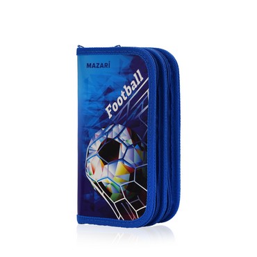 Пенал - книжка Mazari Football двухсекционный